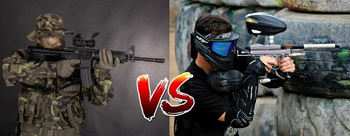 Airsoft Vs paintball